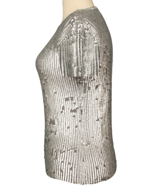 OSCAR DE LA RENTA Sequin Top - eKlozet Luxury Consignment