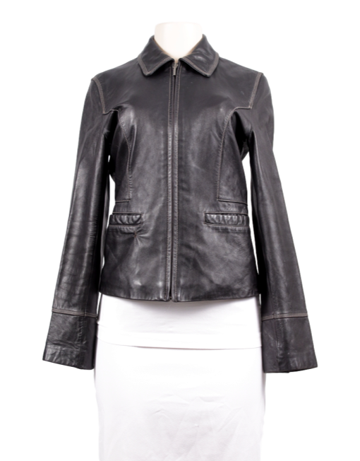 REACTION KENNETH COLE Leather Jacket - eKlozet Luxury Consignment