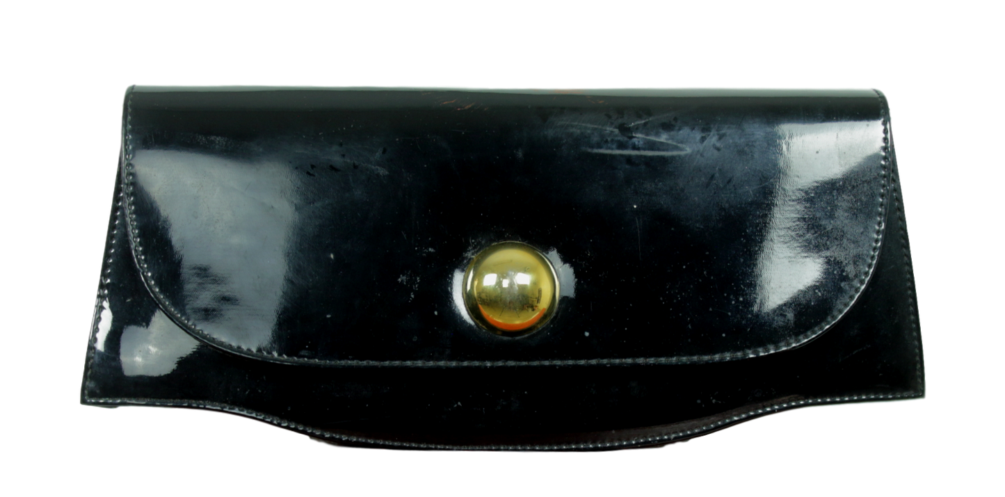 Vintage Patent Leather Envelope Clutch - eKlozet Luxury Consignment