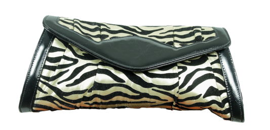 Vintage Zebra Print Clutch - eKlozet Luxury Consignment