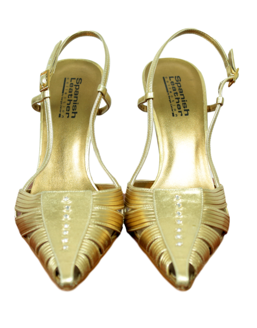 SPANISH LEATHER Slingback Pumps