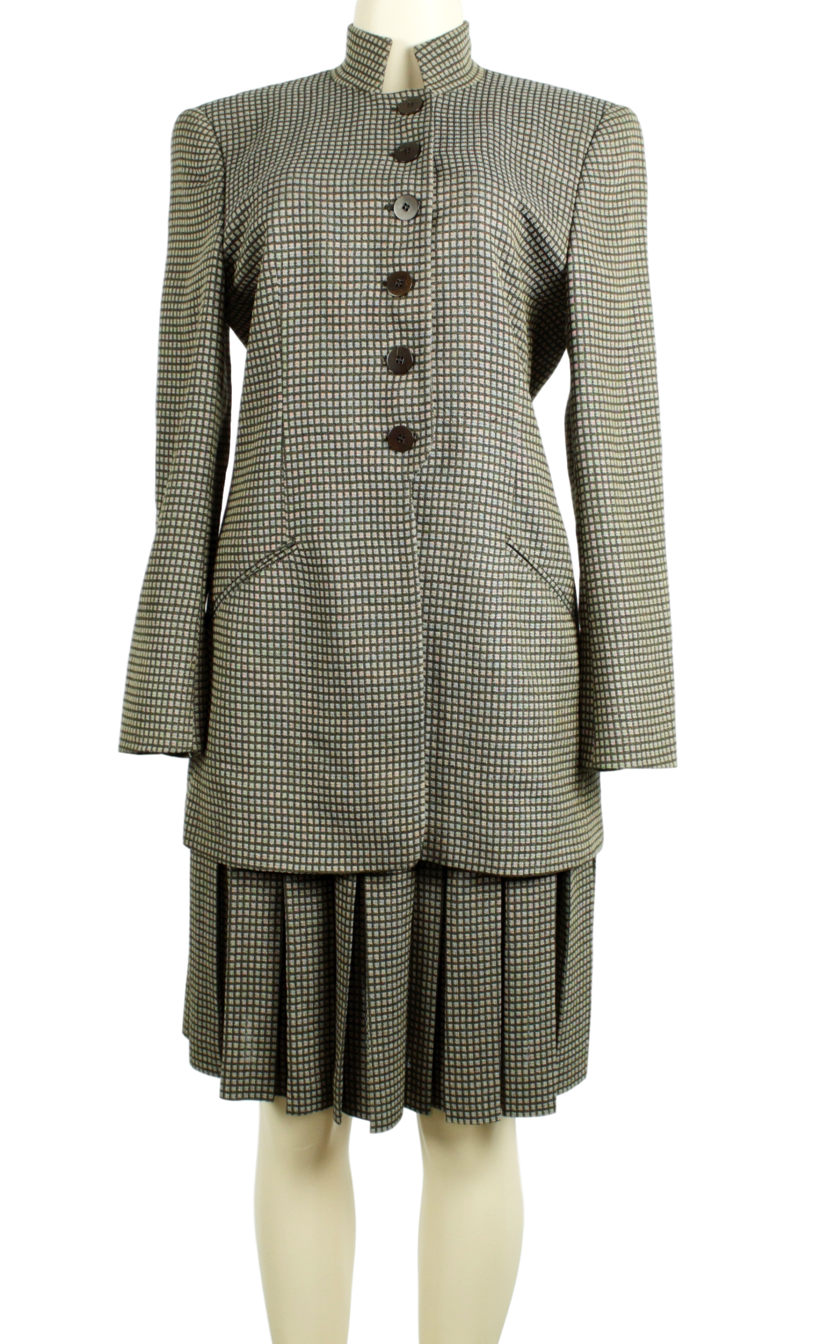 Georgio Armani Crew Neck Skirt Suit - eKlozet Luxury Consignment