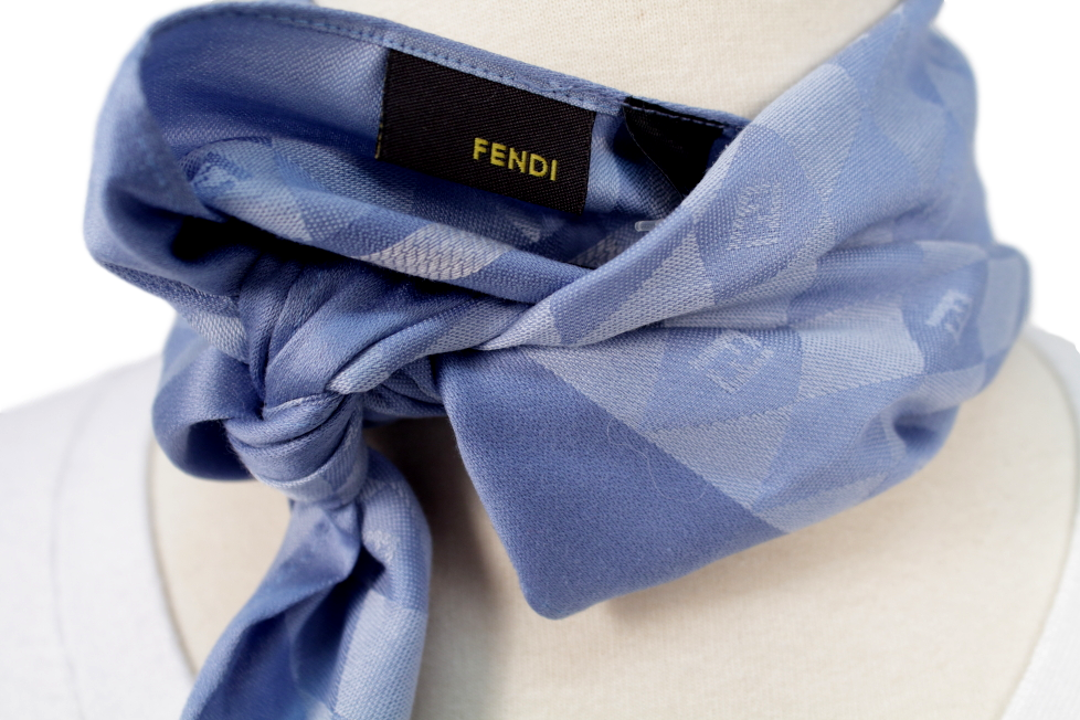 FENDI Monogram Zucca Scarf - eKlozet Luxury Consignment