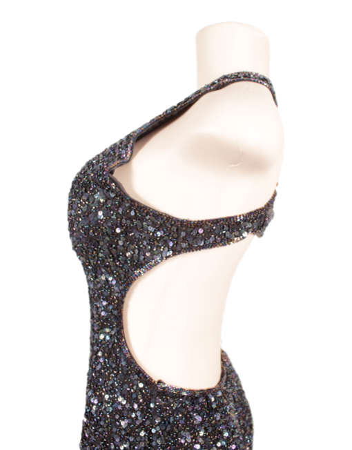 SCALA MULTICOLOR SEQUIN GOWN - eKlozet Luxury Consignment