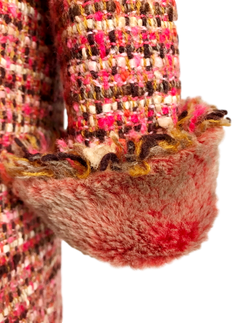 CHANEL TWEED/FUR REVERSIBLE LAPIN COAT - eKlozet Luxury Consignment