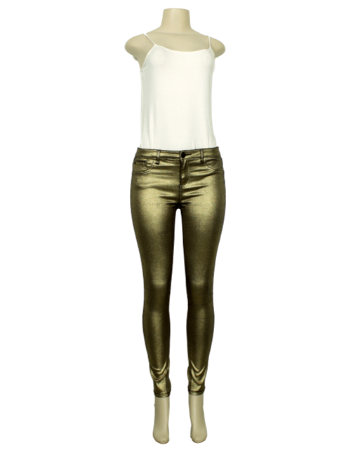 TINSELTOWN Denim Couture Metallic Jeans Full Froont