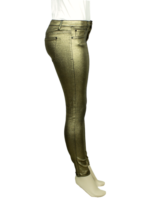 TINSELTOWN Denim Couture Metallic Jeans Side