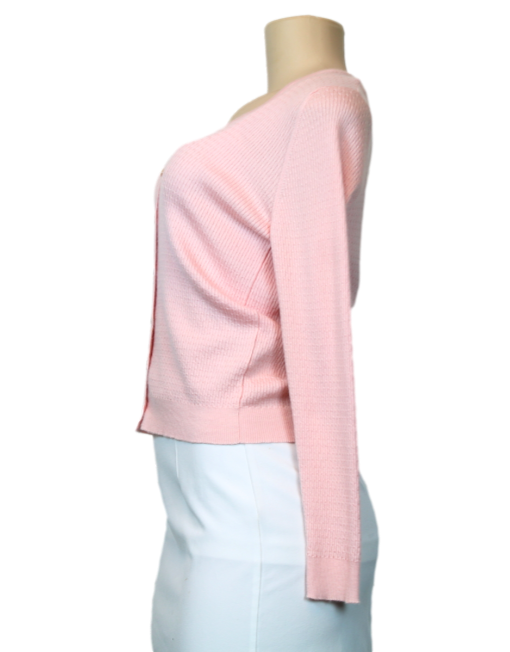 HAWICK CASHMERE Ribbed V-Neck Cardigan