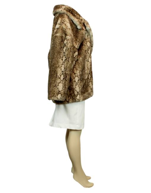 APPARIS Animal Print Faux Fur Coat w/ Tags