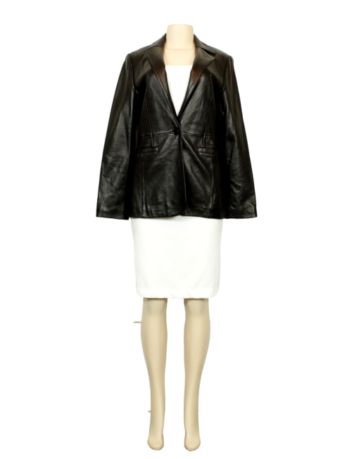 Pasha & Jo Leather Jacket Full Front