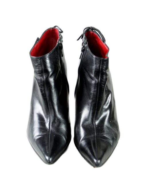 MICHAEL SHANNON Leather Ankle Boots