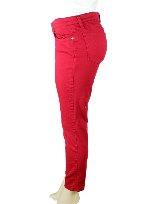 EILEEN FISHER Skinny Leg Jeans Front Side - eKlozet Luxury Consignment Boutique