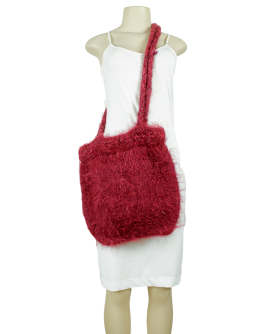 MOHAIR Large Crossbody Shoulder Bag