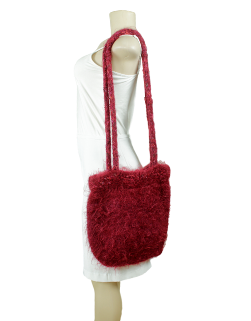 MOHAIR Large Crossbody Shoulder Bag