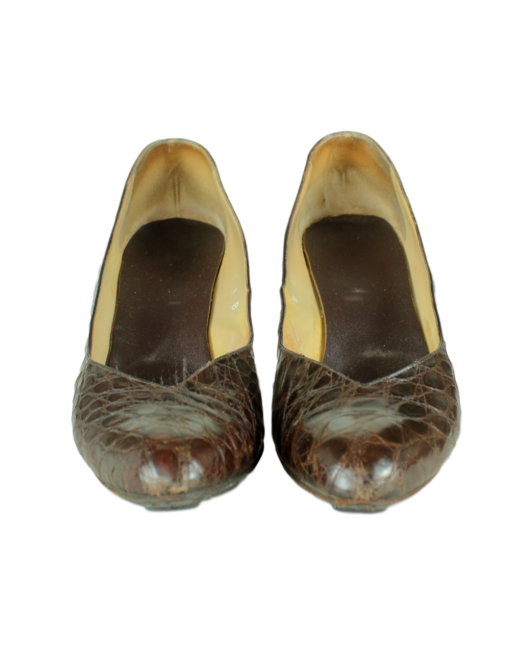RALPH LAUREN Crocodile Pumps