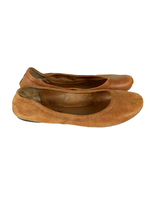 LUCKY Brand Leather Flats Side -eKlozet Luxury Consignment