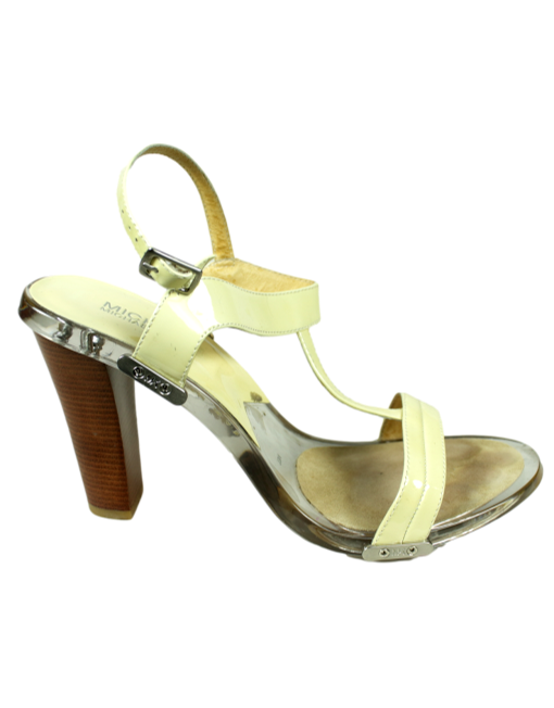 Michael Kors Patent Sandals Side - eKlzoet Luxury Consignment