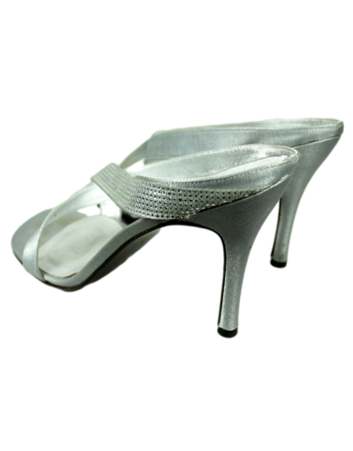 Stuart Weitzman Embellished Slides Back Side - eKlozet Luxury Consignment