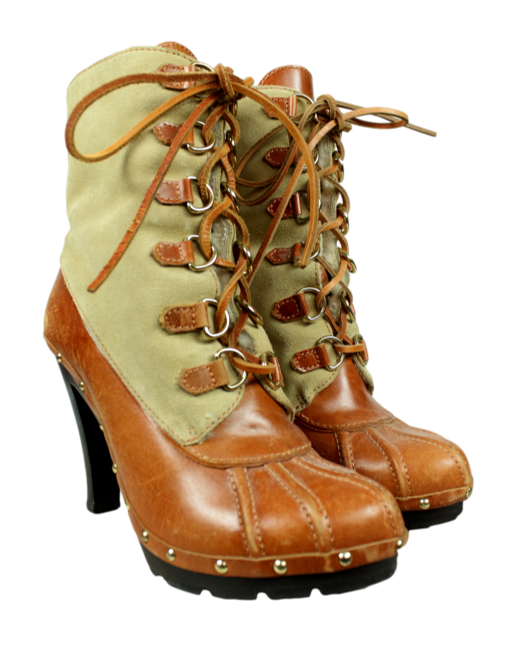 Michael Kors Duck Boots Front Side - eKlozet Luxury Consignment