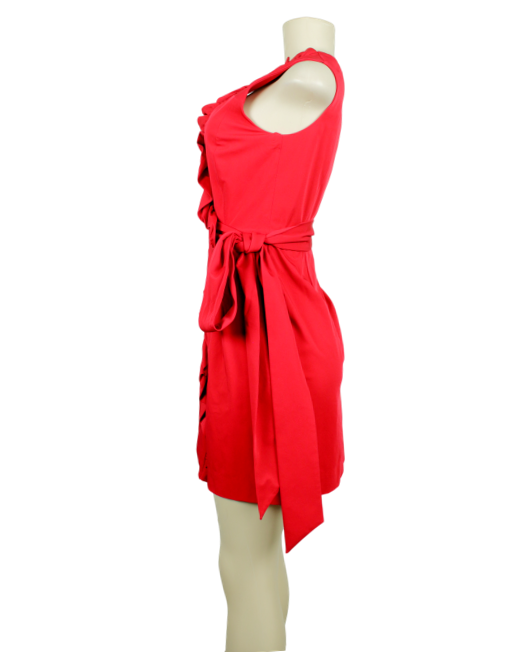 DIANE VON FURSTENBERG V-Neck Knee-Length Dress w/ Tags Side - eKlozet Luxury Consignment