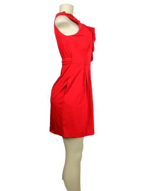 DIANE VON FURSTENBERG V-Neck Knee-Length Dress w/ Tags Side - eKlozet Luxury Consignment