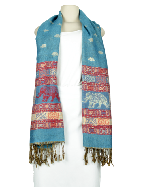 Graphic Print Reversible Scarf