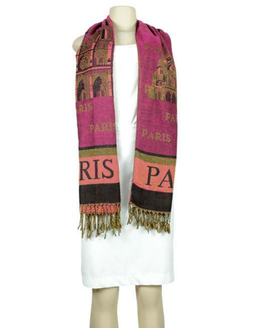 Paris Graphic Scarf