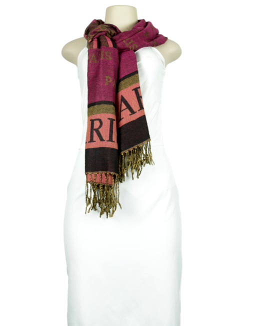 Paris Graphic Scarf