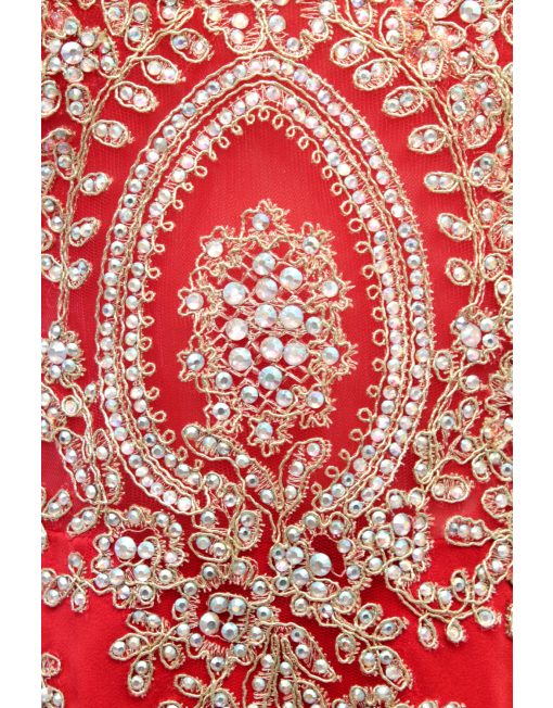 ROMANCE COUTURE BEADED GOWN - eKlozet Luxury Consignment