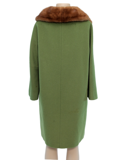 DUMAS VINTAGE PASTEL MINK/WOOL COAT