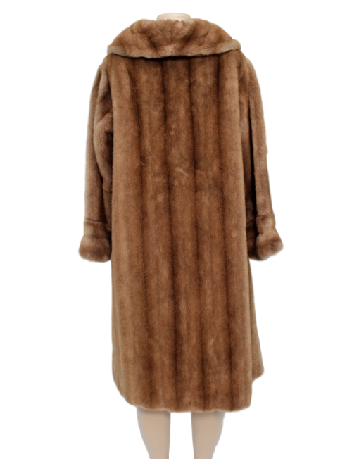 MINCARA BY RUSSEL TAYLOR VINTAGE FAUX FUR COAT Back| eKlozet Luxury Consignment Boutique Back