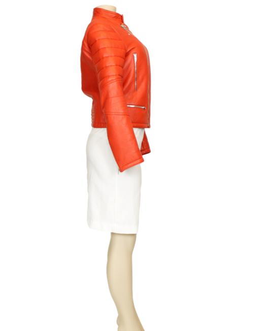 Joseph Leather Biker Jacket Side