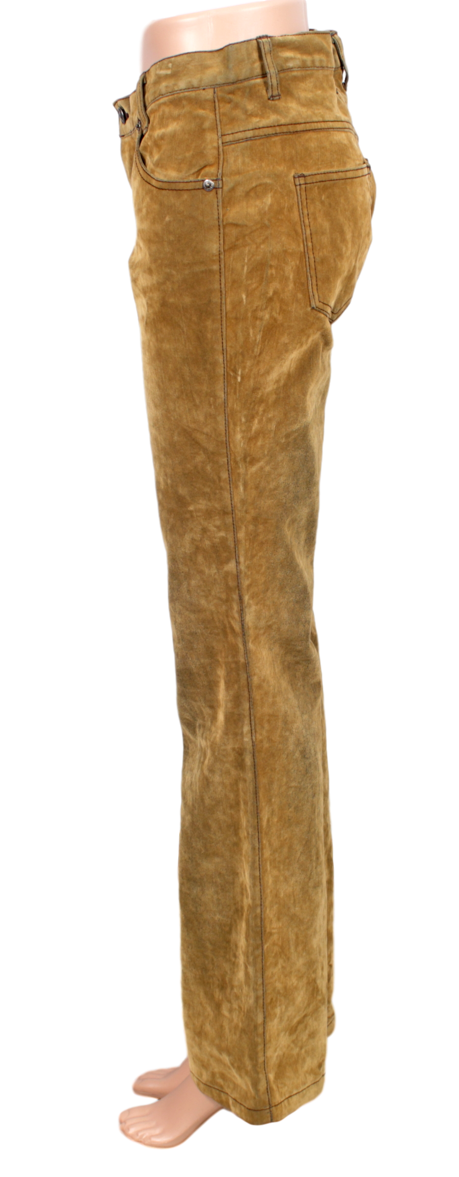 VICTORIOUS Suede Jean Pantsuit - eKlozet Luxury Consignment