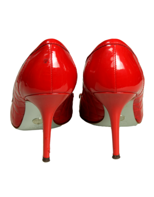 DOLCE & GABBANA Quilted Logo Pumps Back