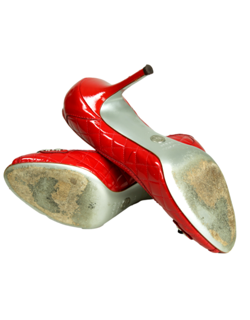 DOLCE & GABBANA Quilted Logo Pumps Soles
