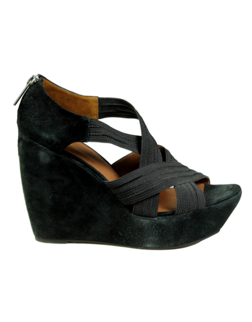 DONALD J PLINER Suede Wedge Heels Side