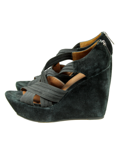 DONALD J PLINER Suede Wedge Heels Side