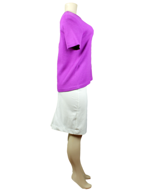 ST. JOHN SPORTSWEAR Mock Neck Sweater Sleeve
