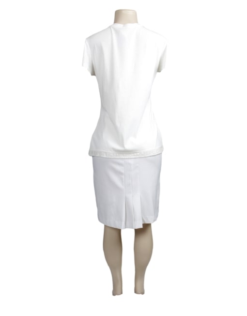 CHANEL Monogram Waist-Banded T-Shirt