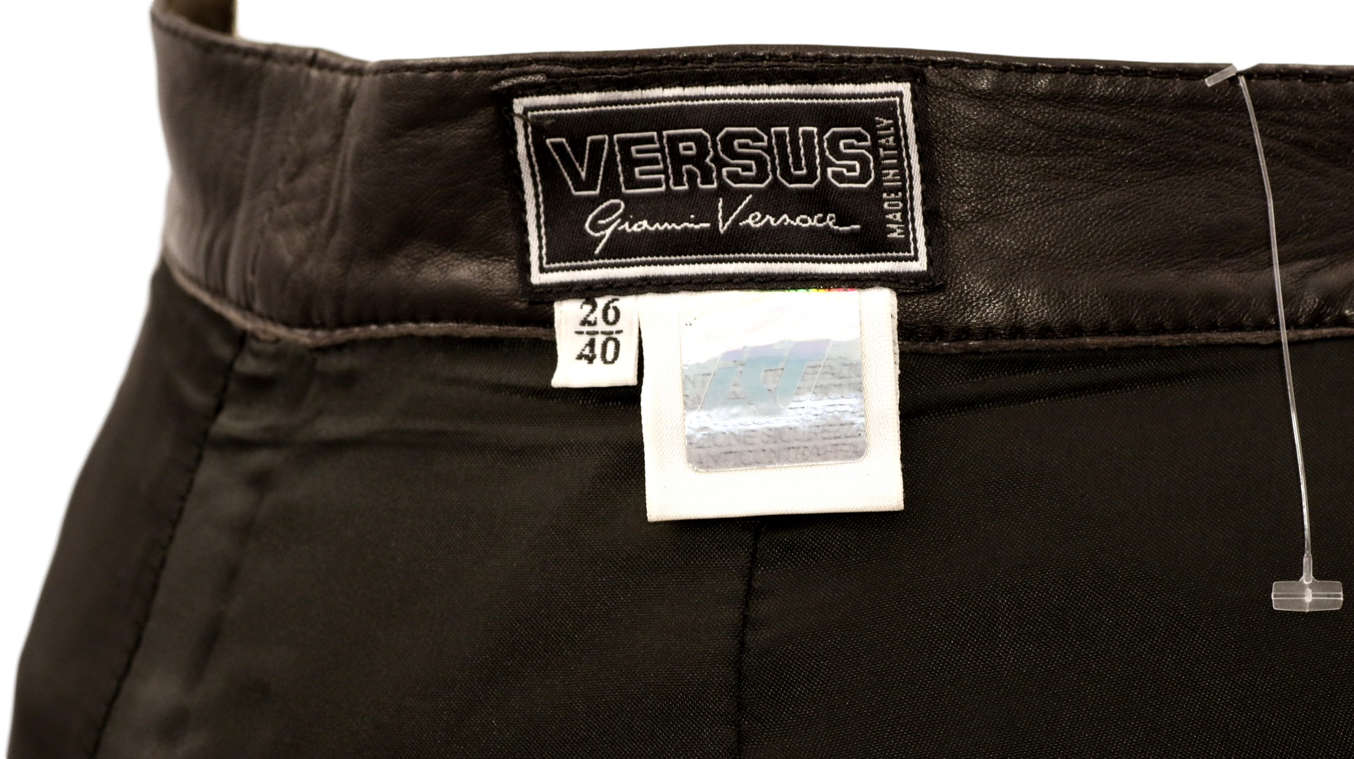 GIANNI VERSACE VERSUS LEATHER SKIRT - eKlozet Luxury Consignment