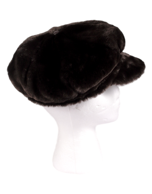 WILSONS LEATHER FUR NEWSBOY CAP - eKlozet Luxury Consignment