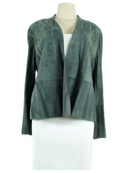 AKRIS Suede Leather Jacket w/ Tags - eKlozet Luxury Consignment