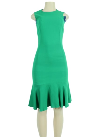 DOLCE & GABBANA Sleeveless Peplum Midi Dress with Tags eKlozet DOLCE & GABBANA Sleeveless Peplum Midi Dress with Tags eKlozet