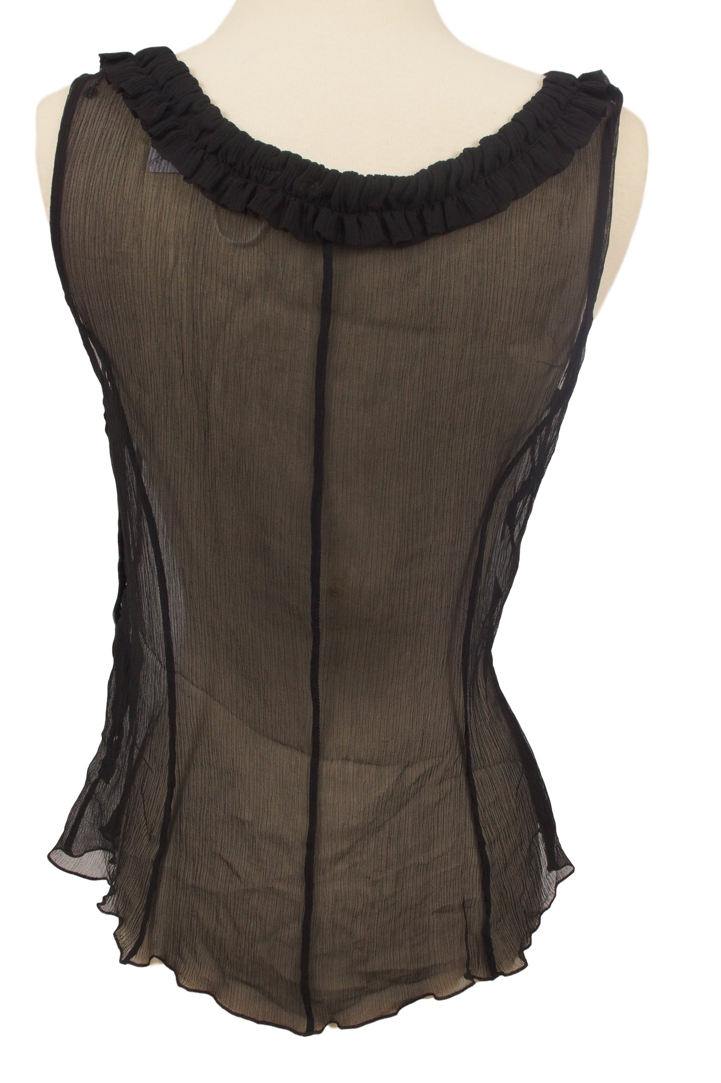 MOSCHINO SHEER SILK TOP - eKlozet Luxury Consignment