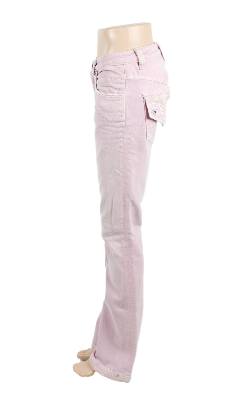 ANTIK Denim Mid-Rise Jeans- Side-eKlozet Luxury Consignment Boutique