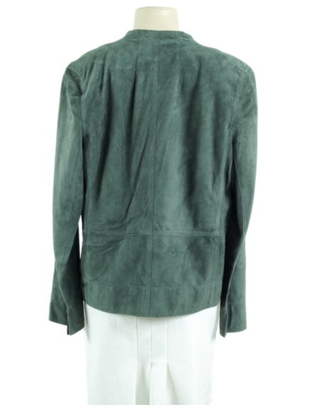 AKRIS Suede Leather Jacket w/ Tags - eKlozet Luxury Consignment