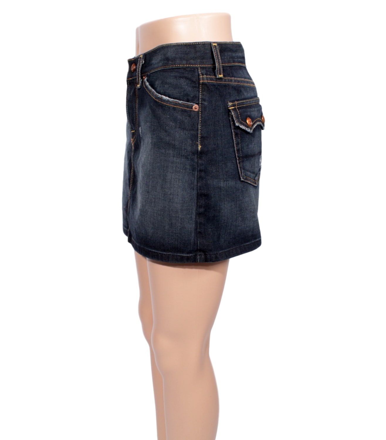 LUCKY BRAND MINI SKIRT-side - eKlozet Luxury Consignment