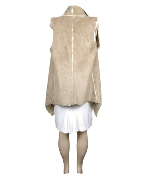 Suede Open Vest