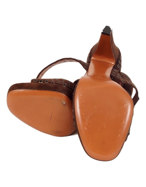 ALAÏA GROMMET SANDALS - eKlozet Luxury Consignment