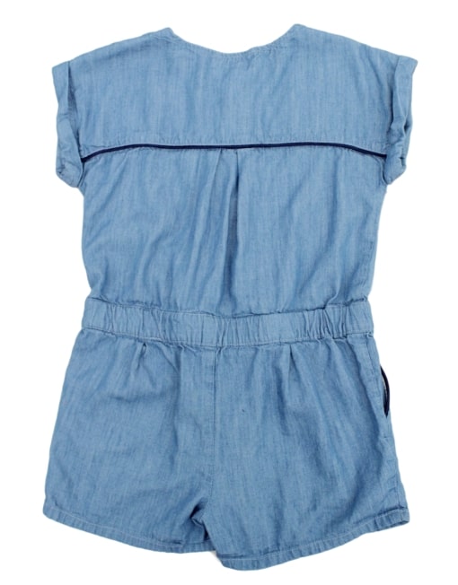 ANDY & EVAN GIRLS' DENIM JUMPER WITH PATCHES - eKlozet Luxury Consignment